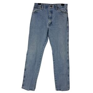 Wrangler Jeans Men 31x36 Blue Denim 5-Pockets High-Rise Light‎ Wash Cowboy